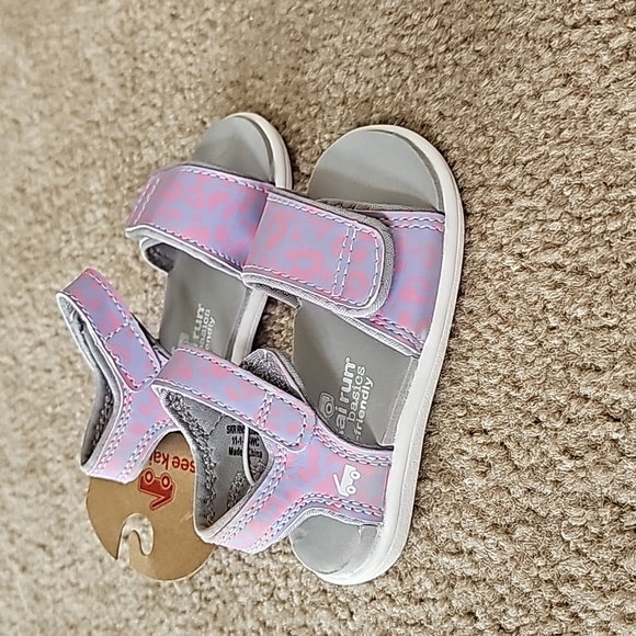 See Kai Run Other - See kai run Logan Purple Spots Velcro Sandal size 5